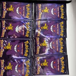 8x pokemon haloween packs brand new sealed tcg collectors